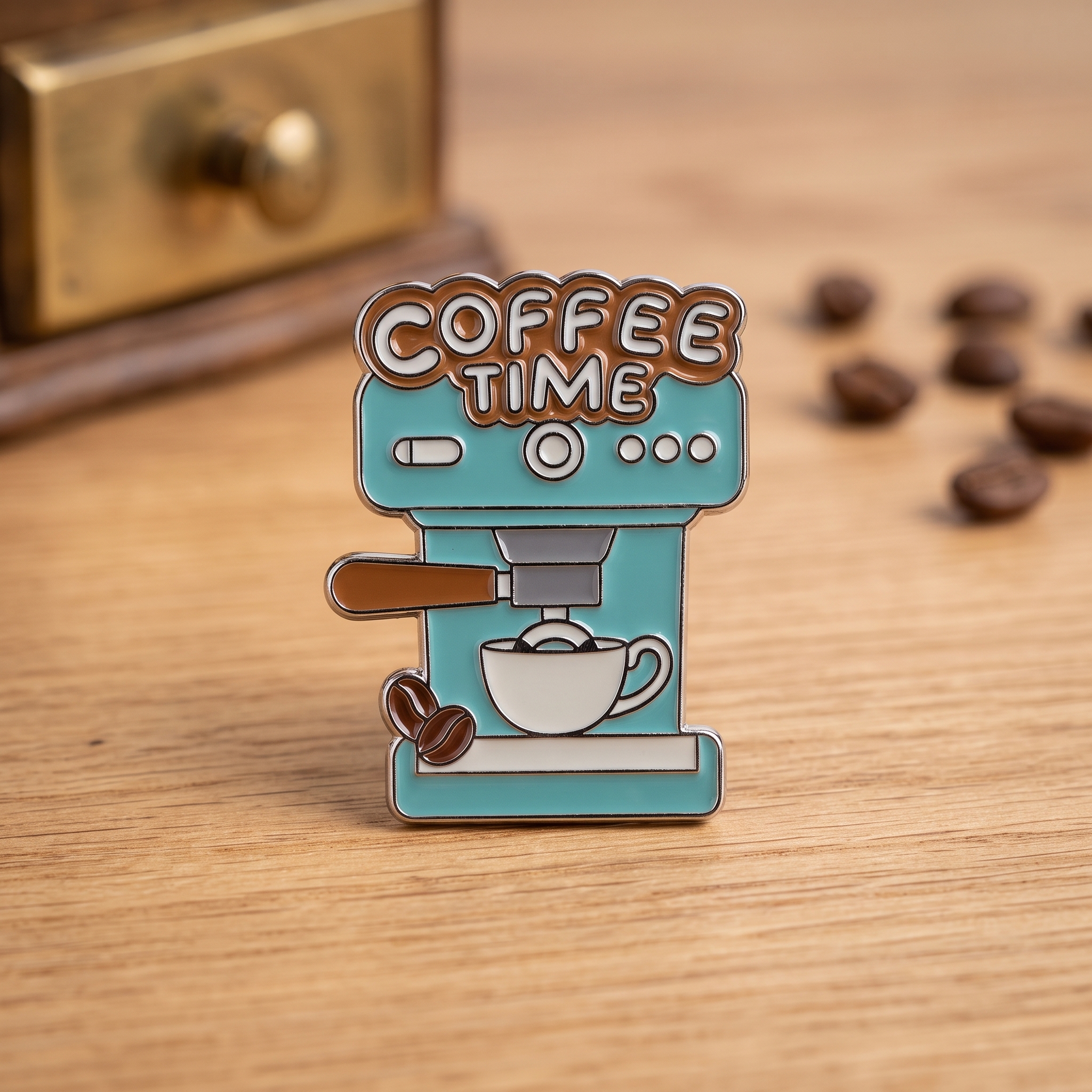 O1-Brosa-pin-452 Pinișor - Coffee Time - imagine 1
