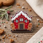 Pinișor - Gingerbread House with Cookies