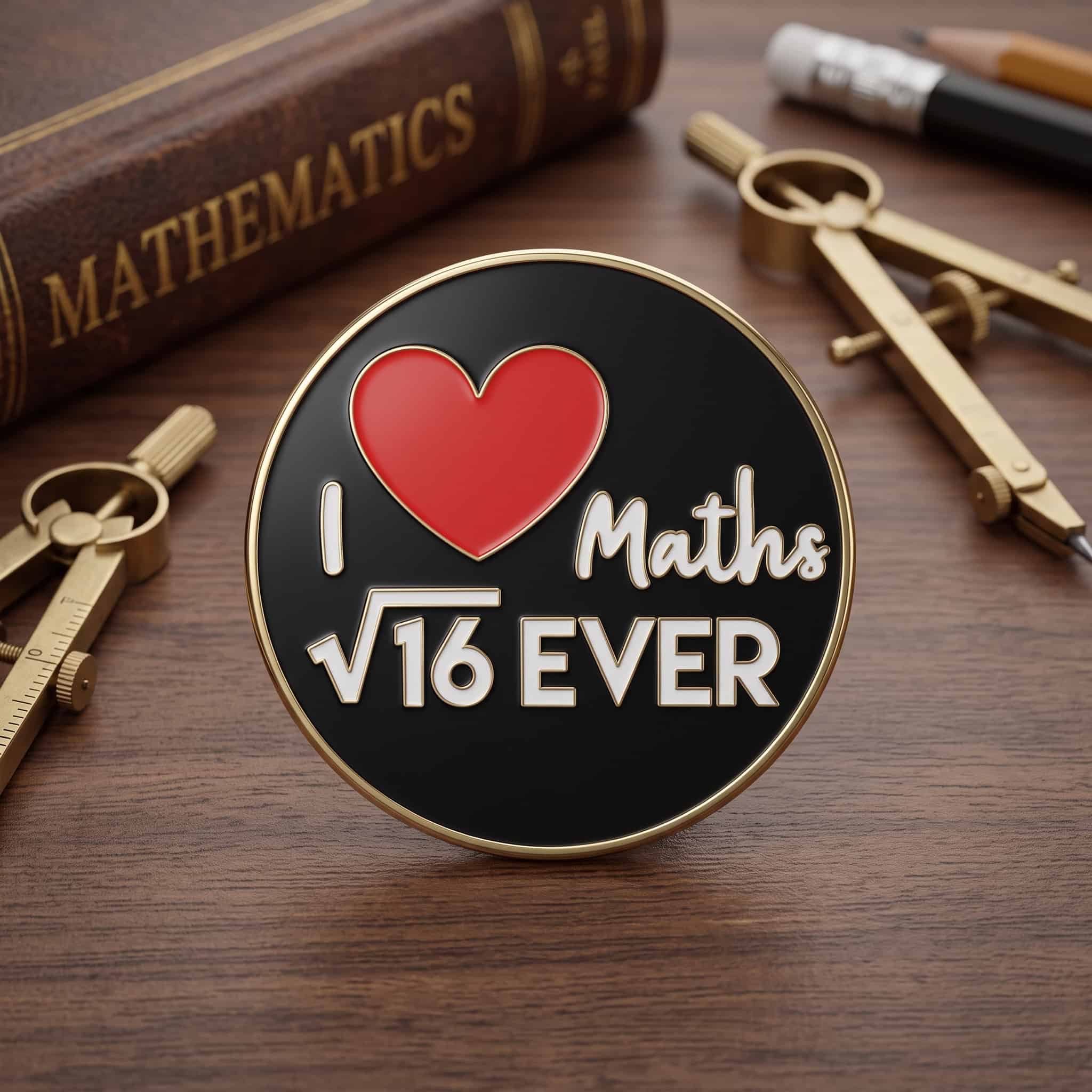 O2-Brosa-pin-145 Pinișor - I Love Maths Forever - imagine 1