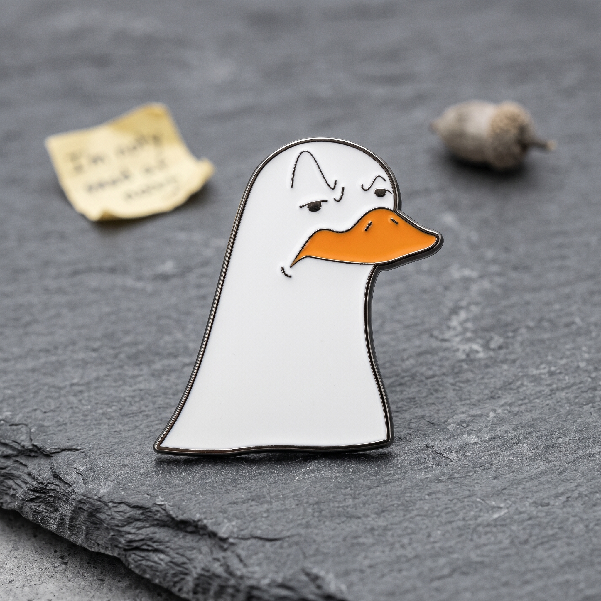 O2-Brosa-pin-195 Pinișor - Judgmental Duck - imagine 1