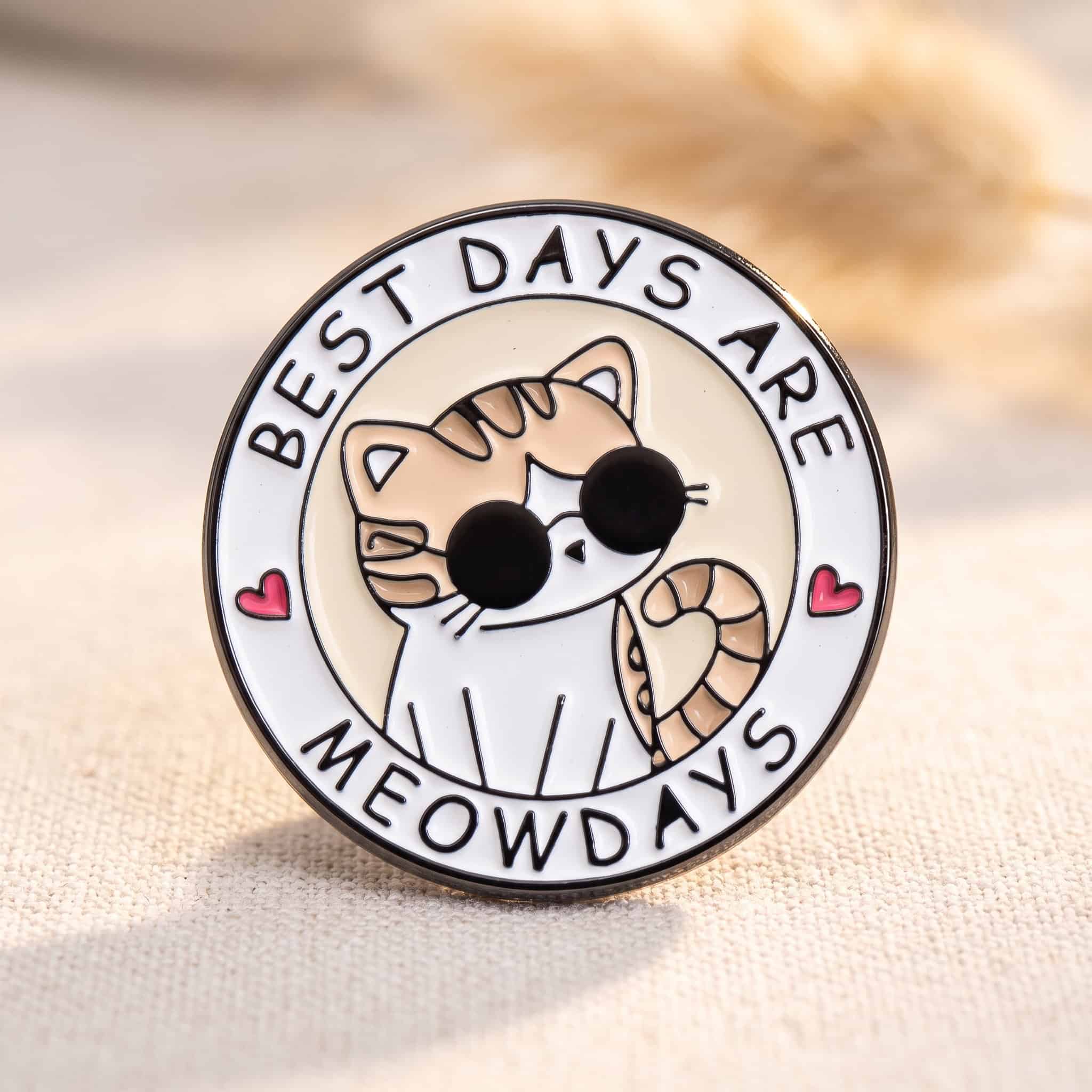 O2-Brosa-pin-228 Pinișor - Best Days Are Meowdays - imagine 1