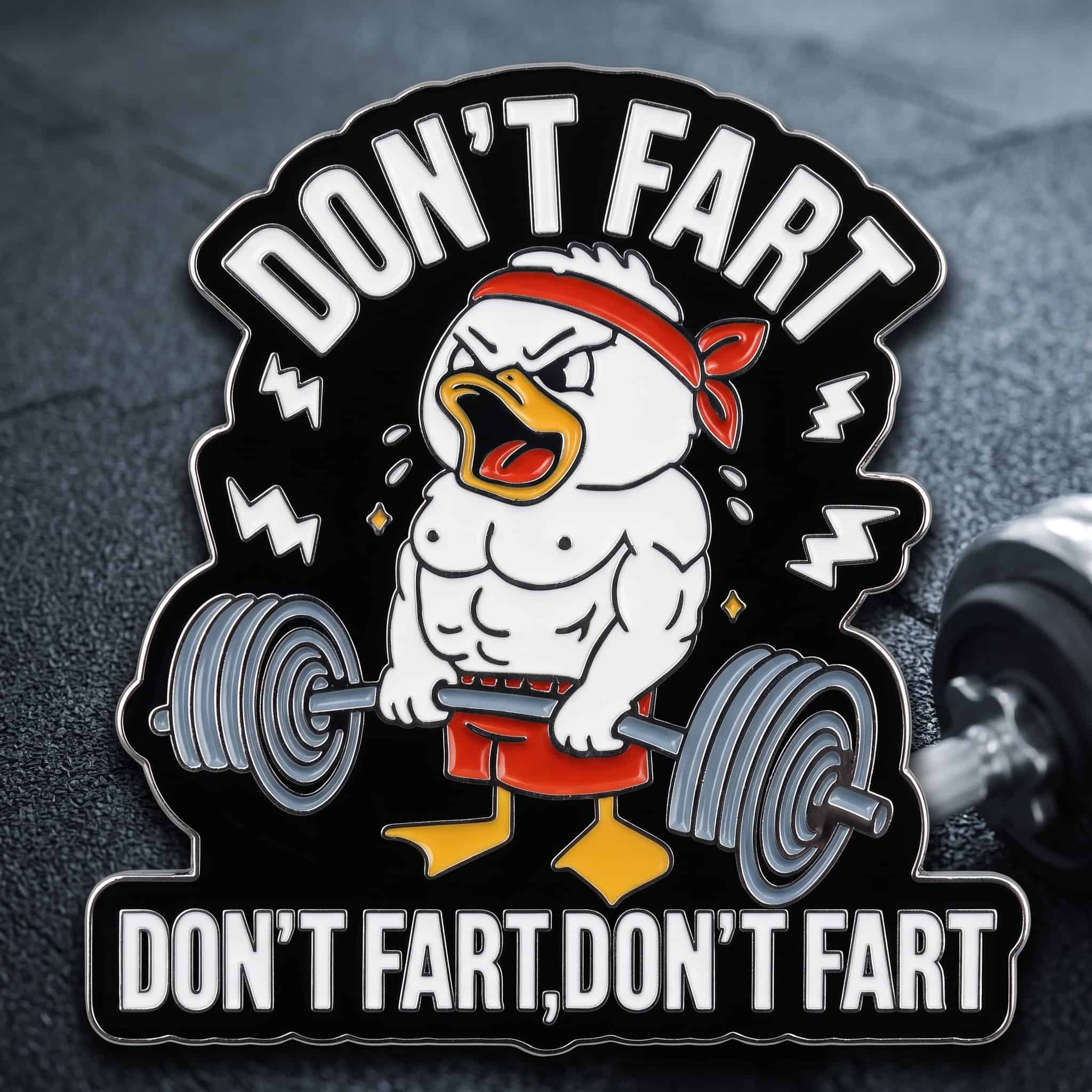 O2-Brosa-pin-242 Pinișor - Don't Fart - imagine 1