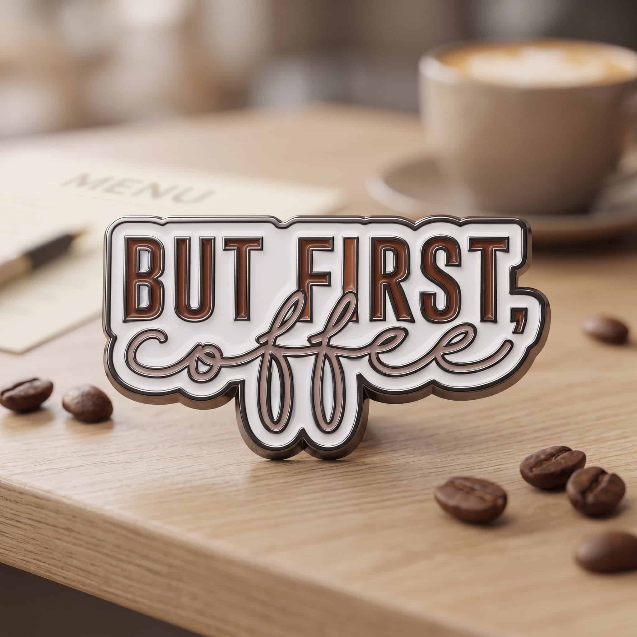 O2-Brosa-pin-265 Pinișor - Coffee Priority - imagine 1