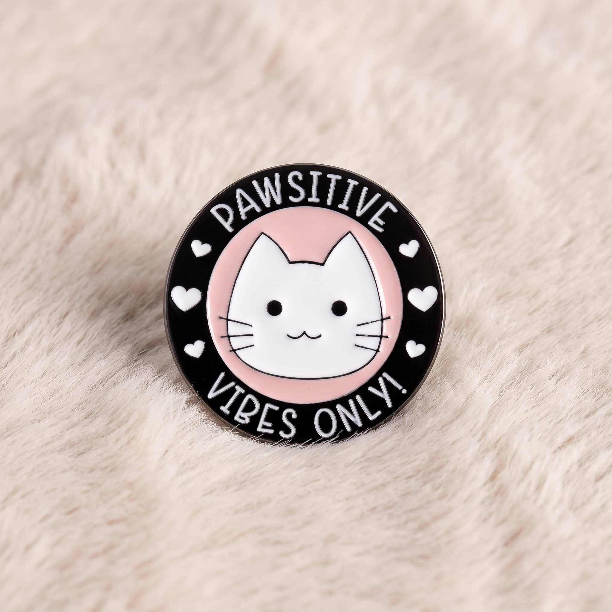 O2-Brosa-pin-320 Pinișor - Pawsitive Vibes Only - imagine 1