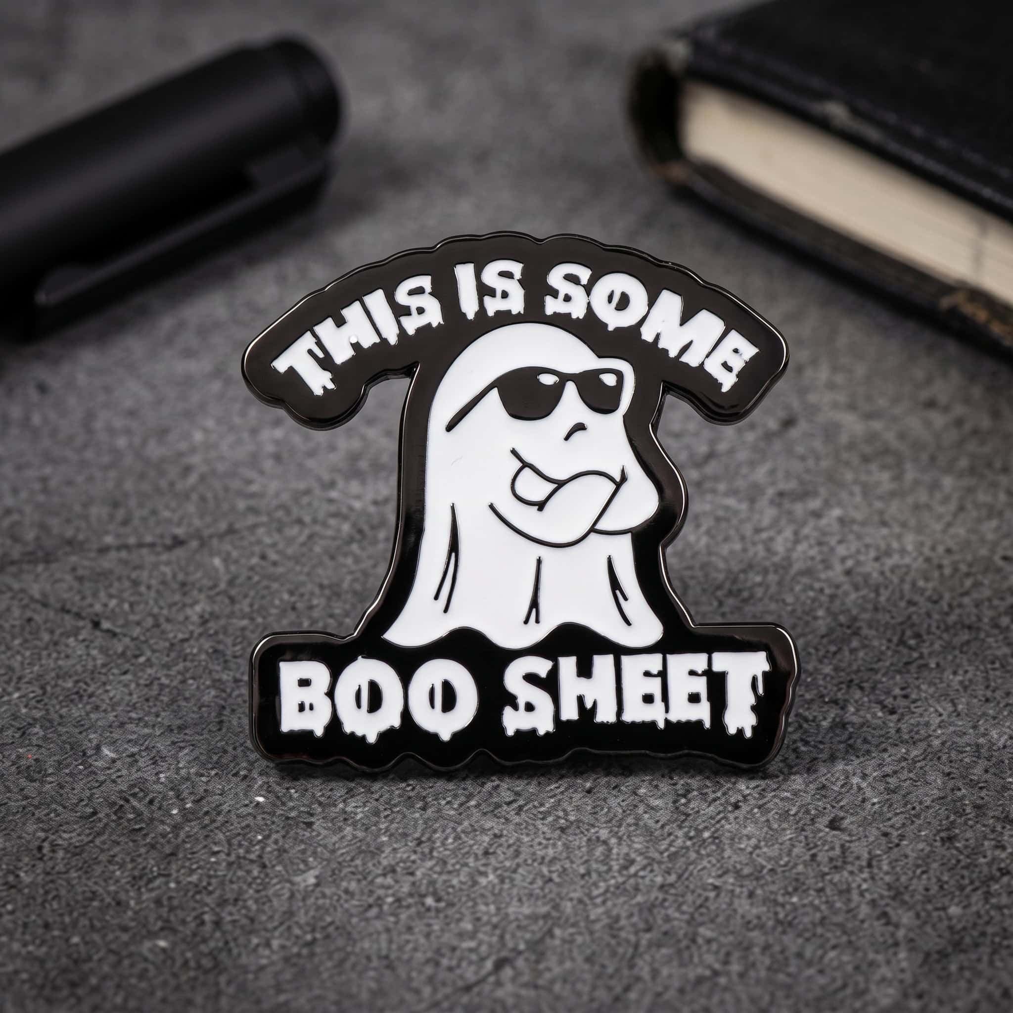 O3-Brosa-pin-010 Pinișor - This Is Some Boo Sheet - imagine 1