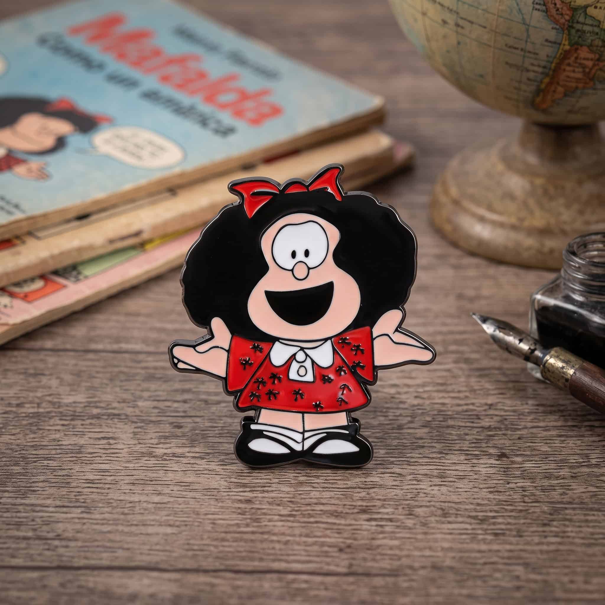 O3-Brosa-pin-018 Pinișor - Mafalda Happy - imagine 1
