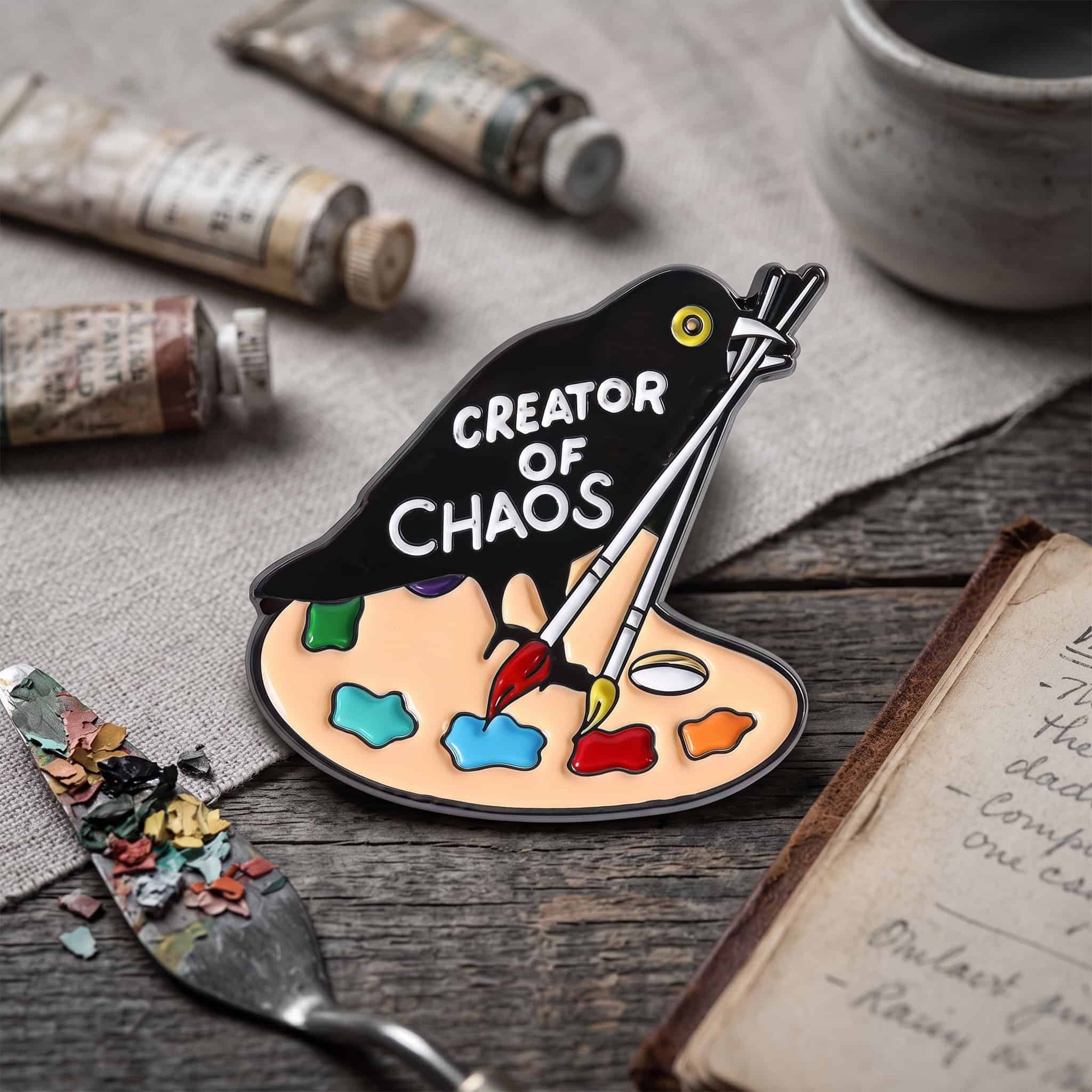 O3-Brosa-pin-036 Pinișor - Creator Of Chaos - imagine 1