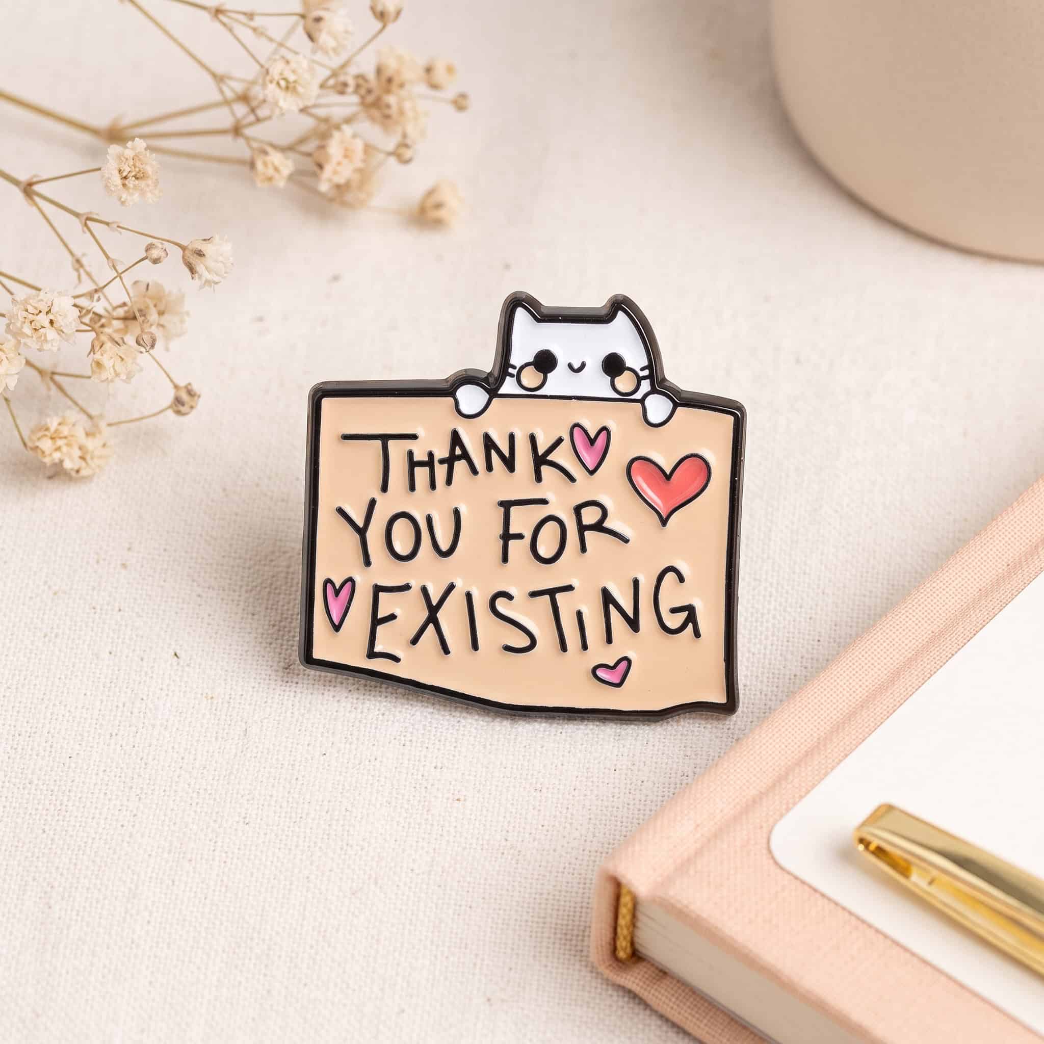 O3-Brosa-pin-041 Pinișor - Thank You - imagine 1