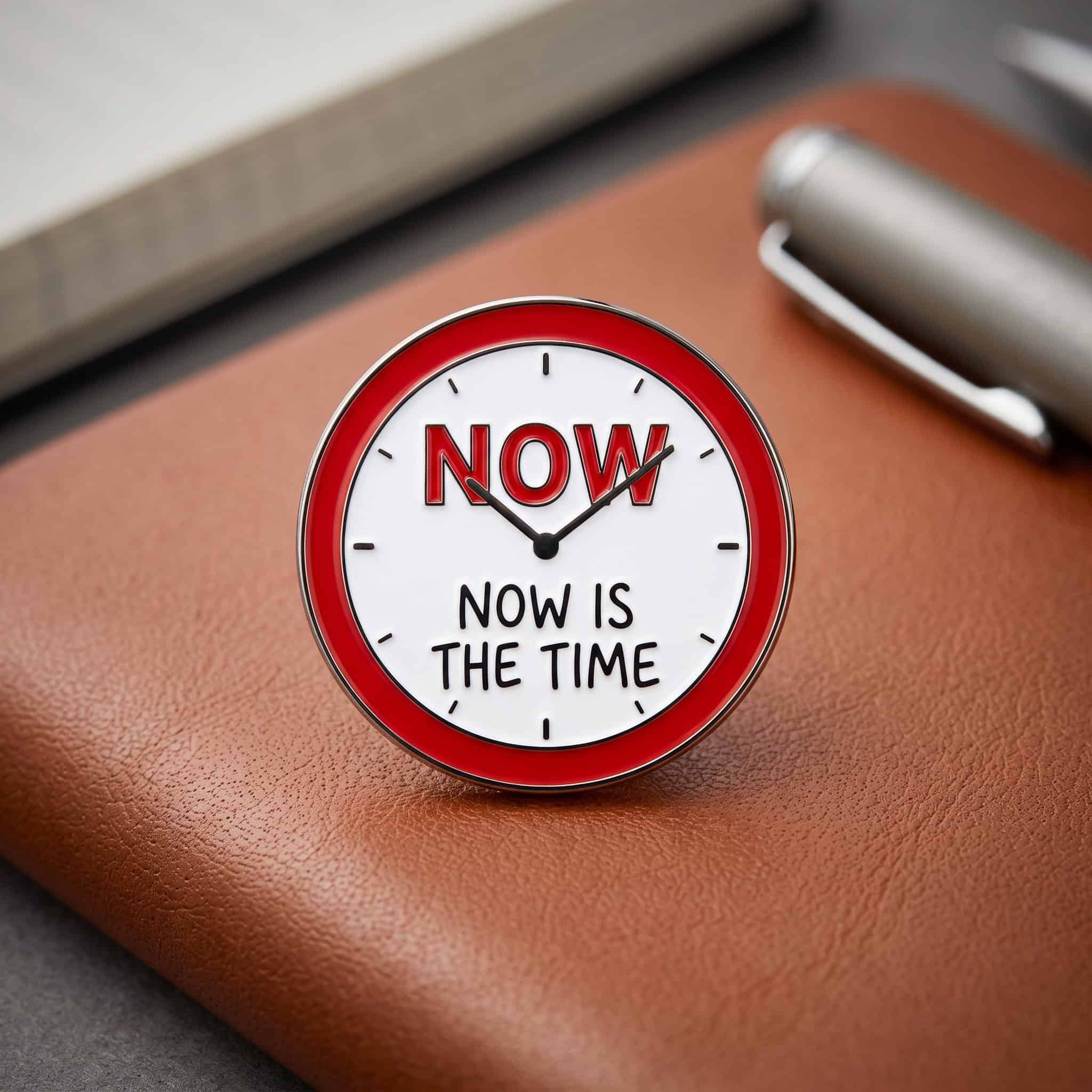 O3-Brosa-pin-048 Pinișor - Now Is The Time - imagine 1