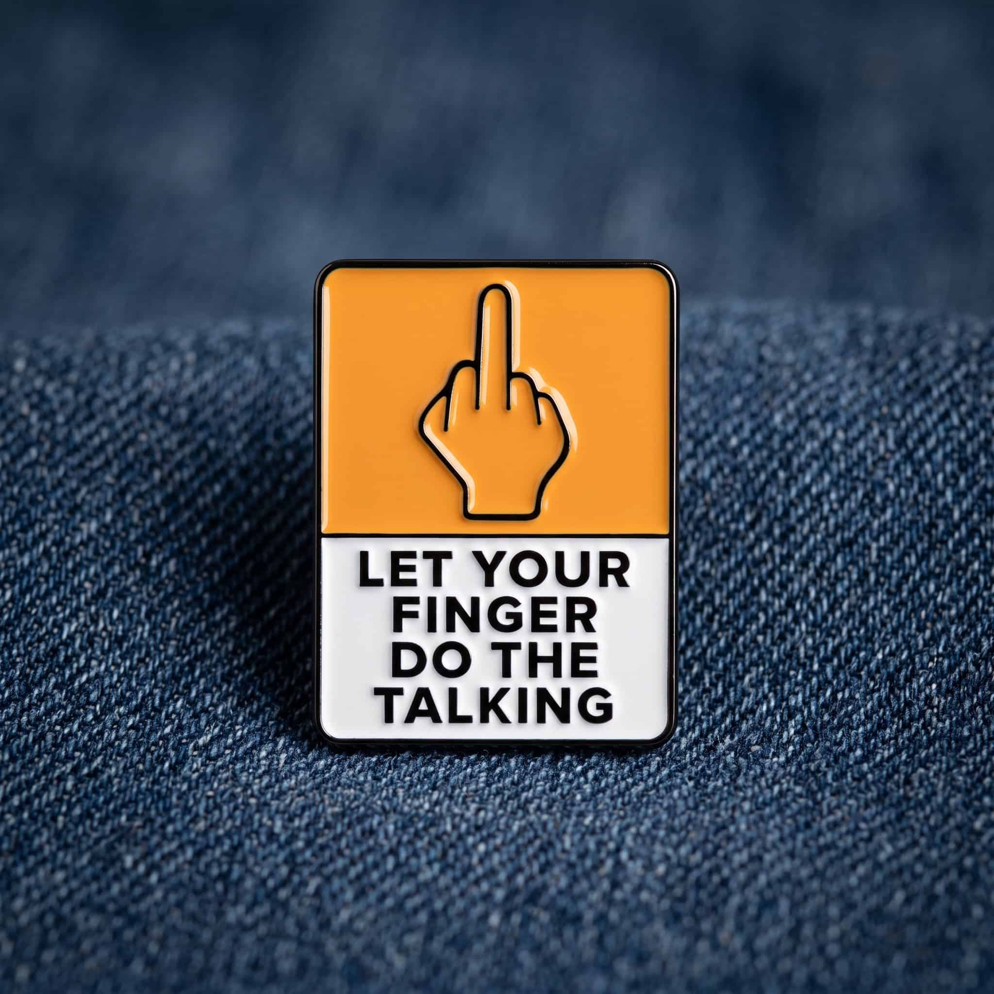 O3-Brosa-pin-070 Pinișor - Let Your Finger Do The Talking - imagine 1