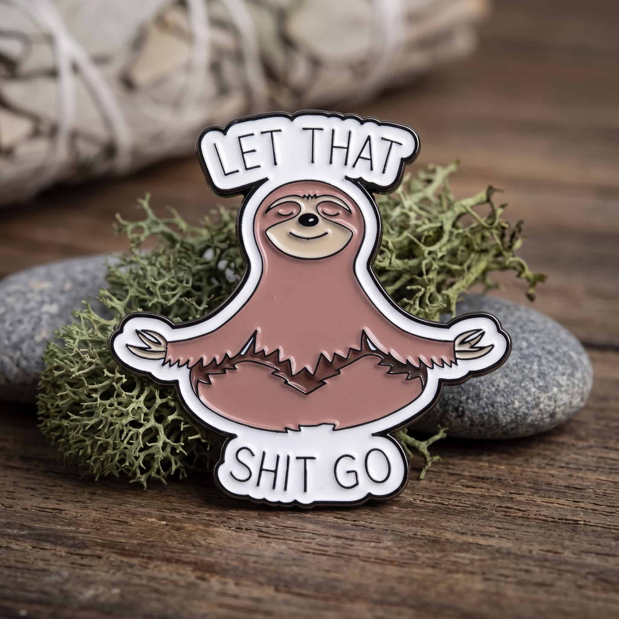 O3-Brosa-pin-079 Pinișor - Let That Shit Go - imagine 1