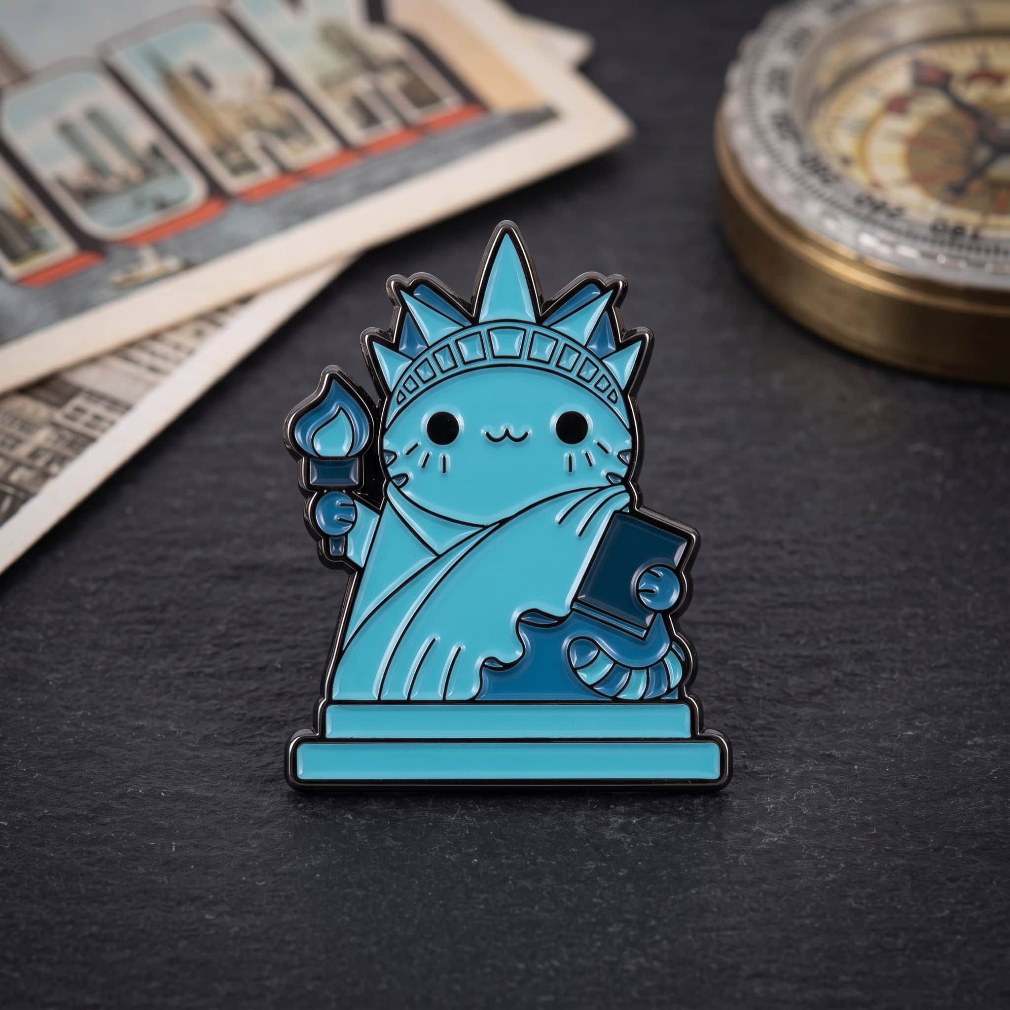 O3-Brosa-pin-087 Pinișor - Cute New York Vibes - imagine 1