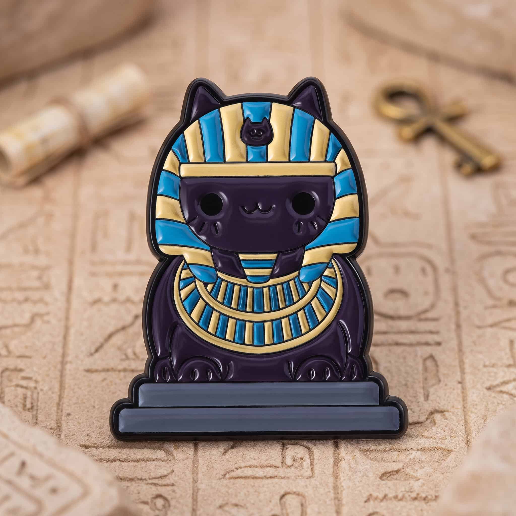 O3-Brosa-pin-088 Pinișor - Egyptian Sphinx Cat - imagine 1