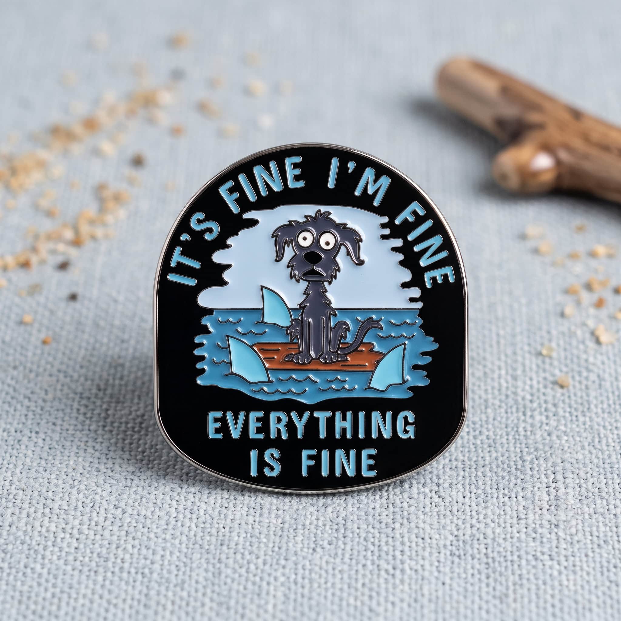 O3-Brosa-pin-107 Pinișor - Is Fine - imagine 1