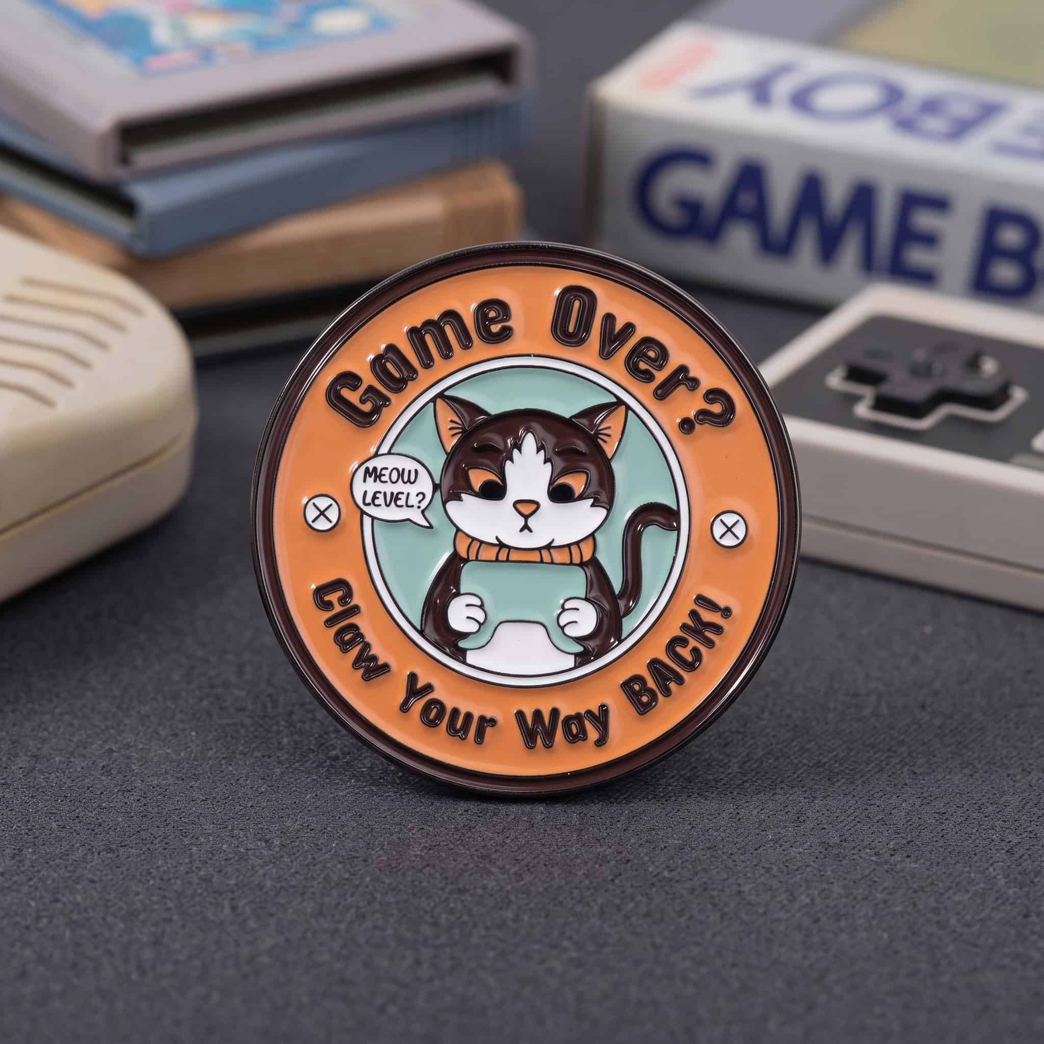 O3-Brosa-pin-127 Pinișor - Cat Gamer - imagine 1