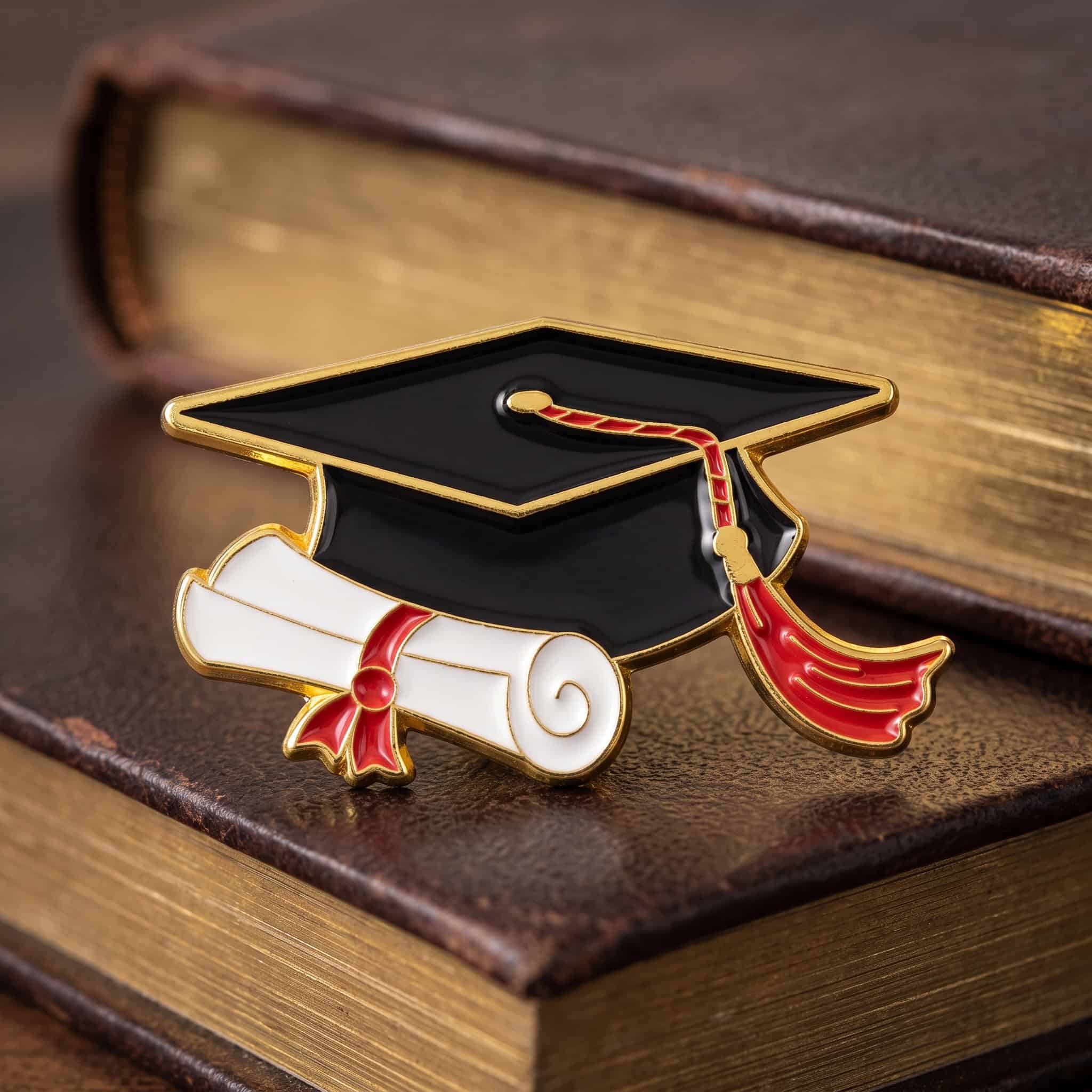 O3-Brosa-pin-184 Pinișor - Graduation Cap & Diploma - imagine 1