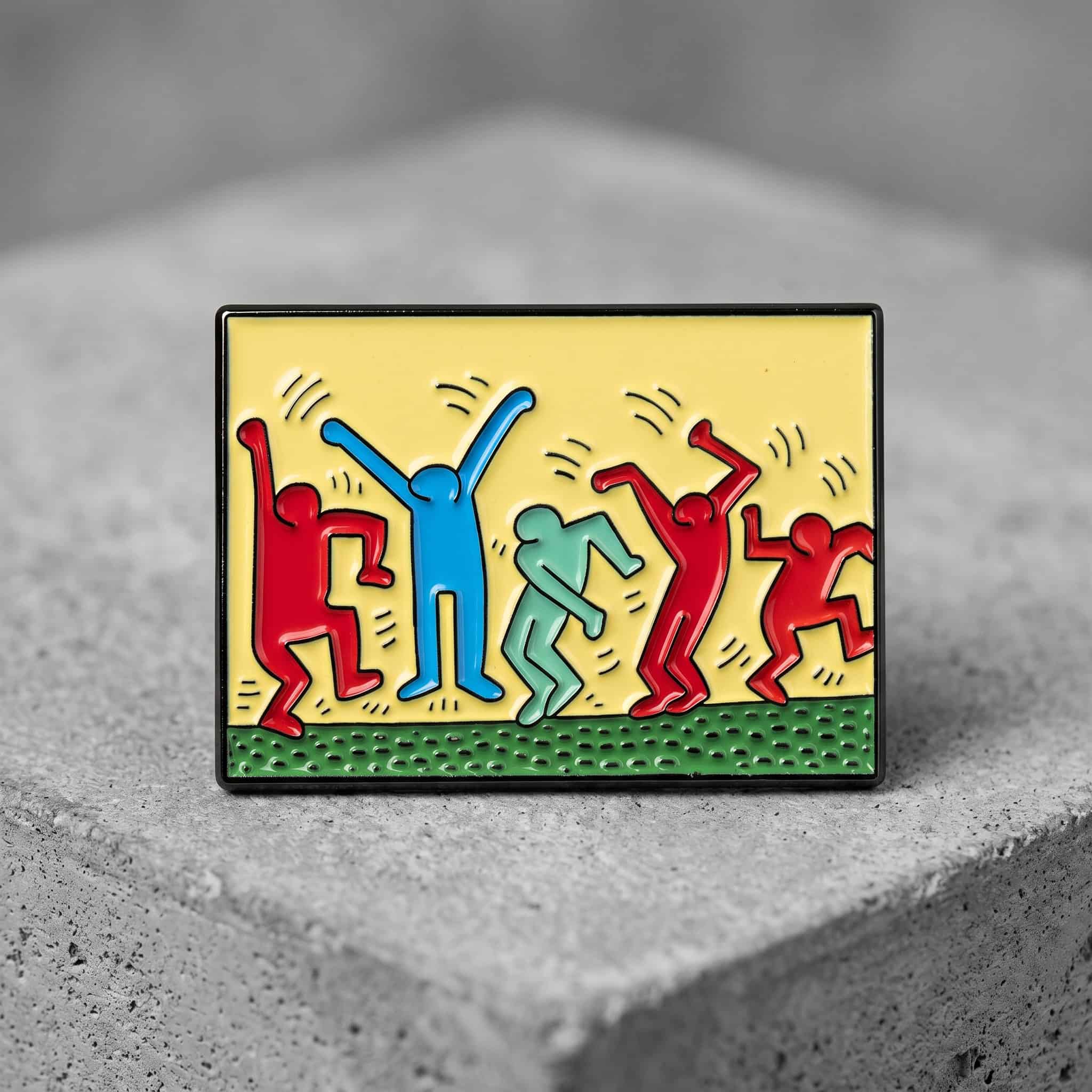 O3-Brosa-pin-213 Pinișor - Dancing Figures - imagine 1