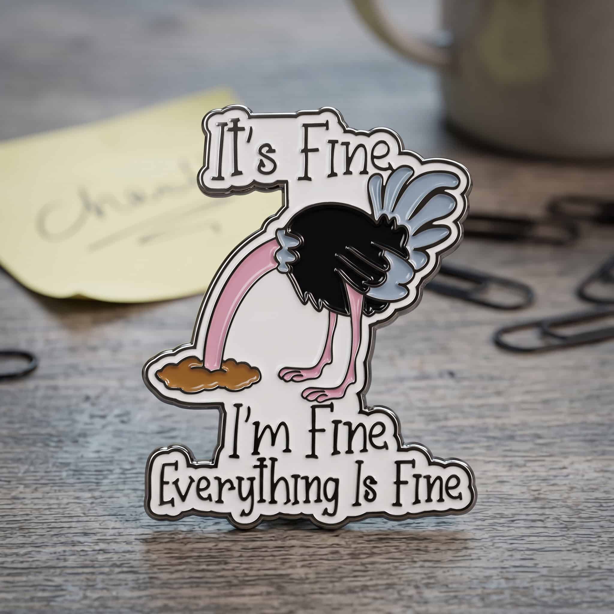 O3-Brosa-pin-242 Pinișor - It's Fine, I'm Fine... - imagine 1