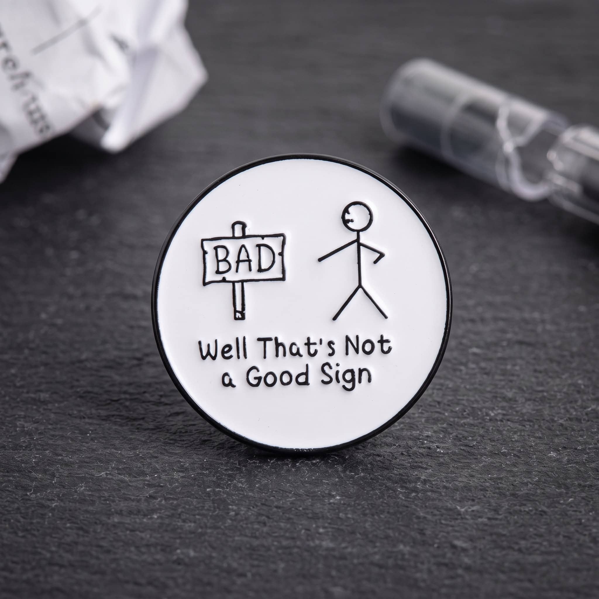 O3-Brosa-pin-270 Pinișor - Well That's Not a Good Sign - imagine 1