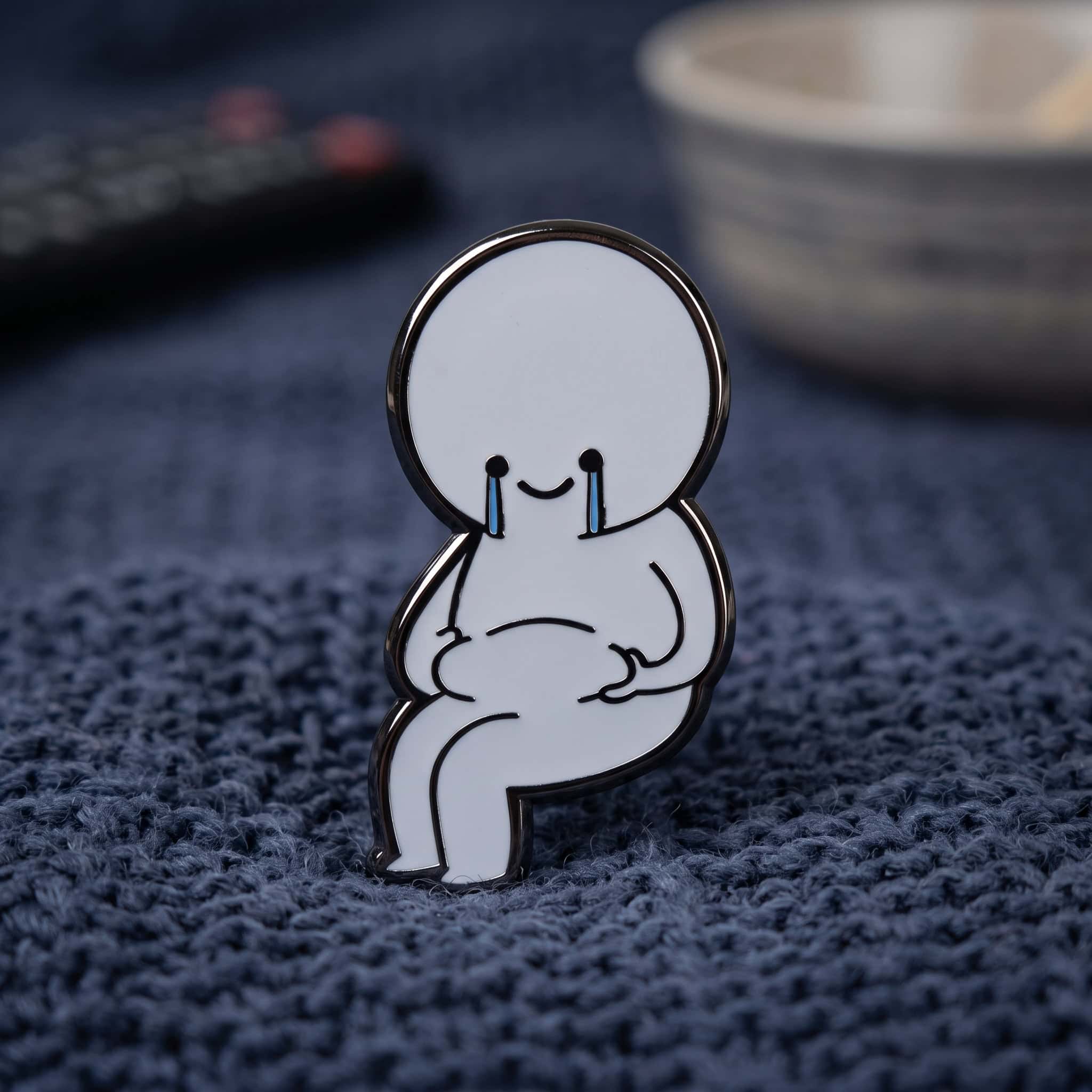 O3-Brosa-pin-305 Pinișor - Happy Little Belly - imagine 1